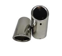 Cola tubo escape coche Para E90 E92 325i 2006 2007 2008 2009 2010 328i 2007 2008 2009 2010 Cubierta Del Tubo De Escape Del Silenciador(Plata)