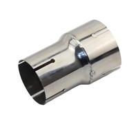 Cola Tubo Escape Conector Reductor Escape Universal Para Coche, Acero Inoxidable, Estándar, 63 Mm Diámetro Exterior Y 73/76/79 Silenciador De Coche(OD 54-60mm)