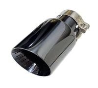 Cola Tubo Escape Para F20 F10 E38 E46 Piezas Automóvil Tubo Escape Silenciador Garganta Cola Acero Inoxidable Demasiado Negro Adecuado 1 Pieza(51mm-89mm)