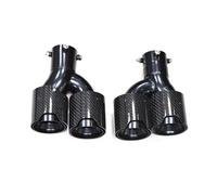 Cola Tubo Escape Para G20 G21 320d 330i 325i 2020+ Punta de escape cuádruple 63 mm fibra carbono Silenciador De Coche(Carbon Fiber F)