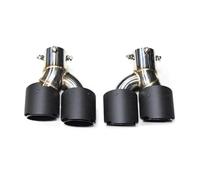 Cola Tubo Escape Para G20 G21 320d 330i 325i 2020+ Punta de escape cuádruple 63 mm fibra carbono Silenciador De Coche(Carbon Fiber E)