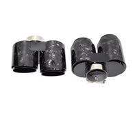 Cola Tubo Escape Para Serie 3 G20 G21 330i 320d 330d 325i 2019-2025, Mejora Del Tubo De Escape, Boquilla Silenciador Fibra Carbono Negra Silenciador De Coche(Carbon fiber D)