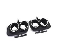 Cola Tubo Escape Punta Escape Coche Para 992 Para Carrera 2/4 /S /4S, Silenciador Acero Inoxidable 304, Puntas Boquilla Para(Plata)