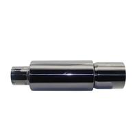 Cola Tubo Escape Silenciador De Tubo Escape Automóvil, Interfaz Universal 51, 57 Y 63 Mm Silenciador De Coche(007 Titanium 57mm)