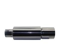 Cola Tubo Escape Silenciador De Tubo Escape Automóvil, Interfaz Universal 51, 57 Y 63 Mm Silenciador De Coche(007 Titanium 51mm)