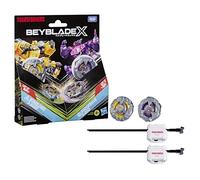 Colaboración Beyblade X and Transformers, Bumblebee 3-60GP vs. Shockwave 5-80O