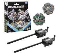 Colaboración Beyblade X y Star Wars, Grogu vs. Snowtrooper, 2 Tops de Batalla Takara Tomy, 2 lanzadores, Juguetes Star Wars, A Partir de 8 años