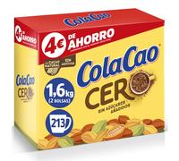 ColaCao Cacao Soluble, 0% Az?cares A?adidos, 1.6kg