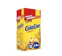 ColaCao Original, Cacao Soluble Natural sin Aditivos, Formato Ahorro, con Cacao Natural, 3,8kg