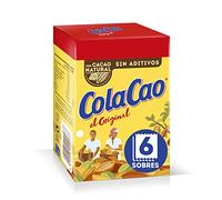 ColaCao, Original, Cacao Soluble Natural y sin Aditivos - 6 Sobres de 18g - 108g