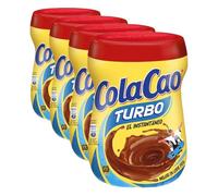 ColaCao Turbo Cacao Instantáneo, 375g (Paquete de 4)