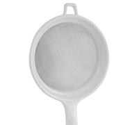 Colador Acero Inoxidable Ø 12,5 cm. Con Mango Plastico