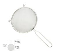 Colador acero inoxidable basic ø 18 x 32,5 (alt.) cm.
