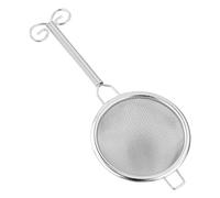 Colador Acero Inoxidable,Cocina Malla Fina Microperforado Redondo,colador de té de alta calidad para polvo extrafino de matcha