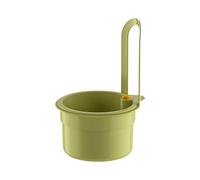 Colador autolimpiante para colgar en la cocina, colector de residuos de alimentos, descarga automática de presión, colector de basura de cocina, 1 pieza Hnw823 (verde, 20,2 x 14,2 x 13 cm)