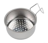 Colador colgante para fregadero de cocina, cesta de drenaje de acero inoxidable para lavar verduras y restos de alimentos, filtro de residuos de lavavajillas que ahorra espacio, 11 x 11 x 6 cm