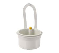 Colador compacto para fregadero - Colador de alimentos resistente | 14,3 x 8,3 x 20,2 cm con malla fina, colador de cocina con taza profunda, cesta coladora, filtro de drenaje doméstico para el hogar