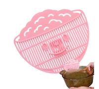 Colador Con Clip - Multifuncional Pequeña Malla En Forma De Sonrisa | Colador con Pinza para Sartenes y Cazuelas,Para Lavar y Escurrir Arroz Fruta Carne Verduras Espaguetis en Restaurante Apartamento