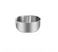 Colador de acero inoxidable, cesta coladora de verduras 304, cuenco de drenaje de frutas de cocina para mezclar masa, batir huevos, preparación para hornear (lavabo de 17 cm)