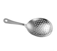 Colador de acero inoxidable de grado 304 para barras y uso doméstico con cómodo mango largo y opción de almacenamiento para colgar