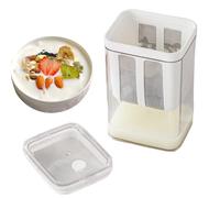 Colador de acero inoxidable, yogurtera con colador de malla fina, taza de filtro reutilizable con bolsa de malla fina para kéfir, bayas, café y leche de soja, malla fina