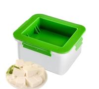 Colador de alimentos - Exprimidor vegano con bandeja de | Prensa, prensa para paneer y escurridor de alimentos | Prensa lavable en lavavajillas para yogur, gelatina, viaje y pica-