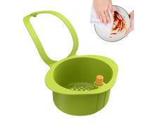 Colador de alimentos para fregadero - Cesta de filtro para colector de residuos | Recuperador de alimentos sostenible con diseño de malla fina, material reutilizable fácil de limpiar | Hogar cocido