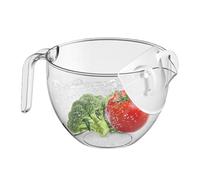 Colador de arroz | con escurridores laterales | Colador de arroz con escurridores laterales, para frutas, verduras, frijoles, granos, cereales, pasta, limpieza de alimentos