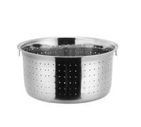 Colador De Arroz De Acero Inoxidable Vaporera de arroz acero inoxidable espesada con vaporizador multiusos colador cocina olla instantánea arrocera(23.5cm)