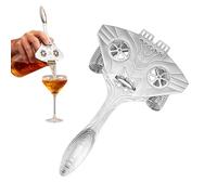 Colador De Barra, Acero Inoxidable Con Alta Densidad Ergonómico Y Vertido Suave, Colador Filtro De Cóctel Para Coctelería De Bar, Para Amantes De Cócteles Familias Amigos Y Entusiastas