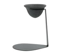 Colador de café de cerámica, moderno de alta precisión, colador de té de hojas sueltas con soporte de cerámica, juego de gotero manual de café, para principiantes, adultos, entusiastas de las bebidas