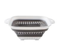 Colador de cocina - Cesta colador plegable y ahorra espacio, escurridor de comida con asa | Cesta de drenaje de cocina para frutas, verduras, pastas, lavado y