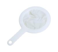 Colador de cocina de malla fina: malla de nailon ultrafina con mango antideslizante de PP, vertido suave y separación de líquidos eficiente, filtración de mezcla de arroz, miel, de leche de soja