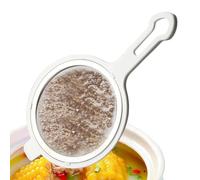 Colador de colador de cocina - Tamiz de pasta de alimentos PP, naranja, amarillo y verde, cuchara de té para, orejeta de acero inoxidable, sabor puro y suave | Café Restaurante Hogar Ahorr