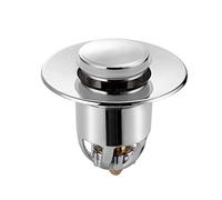 Colador de desagüe del fregadero Filtro de fregadero emergente antiobstrucción, colador de desagüe de cobre y plástico, tapón for lavabo, recogedor de pelos for cocina, baño y fregadero.