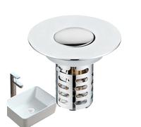 Colador De Desagüe para Fregadero De Cocina,Filtro Extraíble con Cesta Removible - Tapón De Desagüe con Núcleo Rebotante para Ducha,para Hogar Inodoro Bañera Lavandería Apartamento Bar