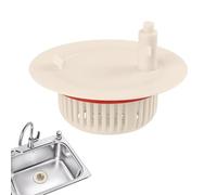 Colador De Desagüe para Fregadero De Cocina | Presión Automática Vaciado 7,5 cm | Tapón Colador con Cesta para Fregadero,para Restos de Comida Bolsitas de Té Cocina Comedor Hogar