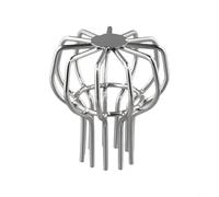 Colador de drenaje de acero inoxidable con malla de globo superior protector de canalón para drenaje de obstrucciones (50#)