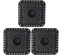 Colador de drenaje de silicona general con filtro de pelo, diseño elástico que evita bloqueos, fácil de limpiar, para cocina, baño, cocina, fregadero, colador de silicona