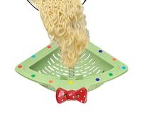 Colador de drenaje para fregadero, bonito recogedor de alimentos triangular, cesta de drenaje para fregadero de cocina, para frutas, verduras, pasta, chatarra, despensa, apartamento, dormitorio