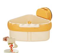 Colador de esquina - Filtro de, cesta de comida, soporte de lavado, organizador de drenaje compacto para marido, esposa, madre, ama de casa, fregadero de cocina, y 15 x 10,5 cm