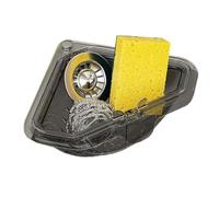 Colador de esquina para fregadero, estante magnético de almacenamiento con, cesta de drenaje triangular para residuos de alimentos, frutas, verduras, cocina, basura