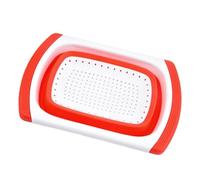 Colador de extensible para ahorrar espacio, cesta de lavado de cocina, filtro escurridor plegable para lavar frutas y verduras, cesta de drenaje de frutas y verduras