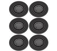 Colador De Fregadero,6 Piezas Cesta Filtradora Alimentos Antiobstrucción - Filtro para Desagüe de Cocina,para Cáscaras Residuos Restos de Comida Desperdicios de Cocina Hogar y Autocaravana