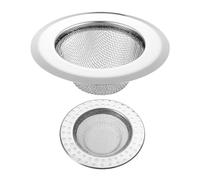 Colador De Fregadero De 2 Piezas, Filtro De Basura, Malla Antiobstrucción, Drenaje del Piso del Baño, Recolector De Pelo, Fregadero