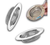 Colador De Fregadero De Cocina - Pack 2 Filtro Fregadero Cocina De Acero Inoxidable - Apto para lavavajillas - Filtro Desague - Sink Drain Strainer