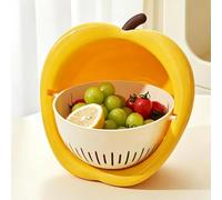 Colador De Frutas - Colador De Drenaje Rápido | Çolador Ďe Cocina Multifuncional | Bayas Y Pastas | Cesta Para Lavar Alimentos | Ćolador Đe Alimentos Grueso Y Lindo D́e Drenaje Rápido Para Cocina | Pa