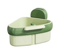 Colador De Lavabo De Esquina, Cuenco De Succión Lavabo Estantería De Esquina, Cesta De Drenaje De Taza, Cesta De Entrenador De Alimentos De Cocina,Prensa Función Automática De Dumping,Fácil De Limpiar