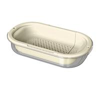 Colador de lavabo - Espumas y tamices alimentarios, cesta de cocina de drenaje rápido para frutas y platos y preparación de comidas