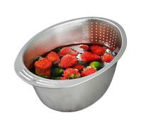 Colador de lavado de arroz | Cesta de drenaje de arroz para el hogar - Tamiz de lavado de arroz para frutas, pasta, verduras, arroz y granos